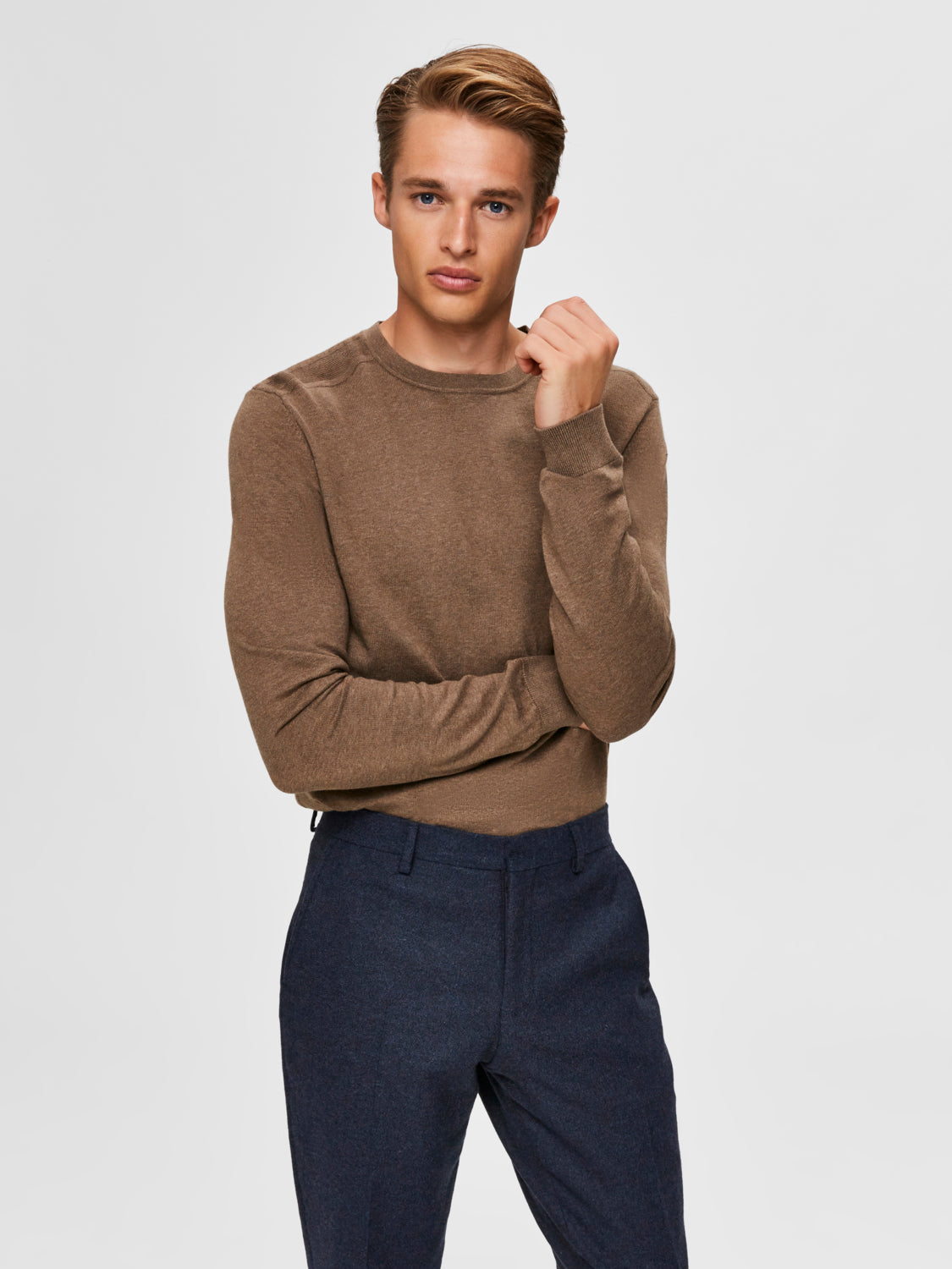 SLHBERG Pullover - teak